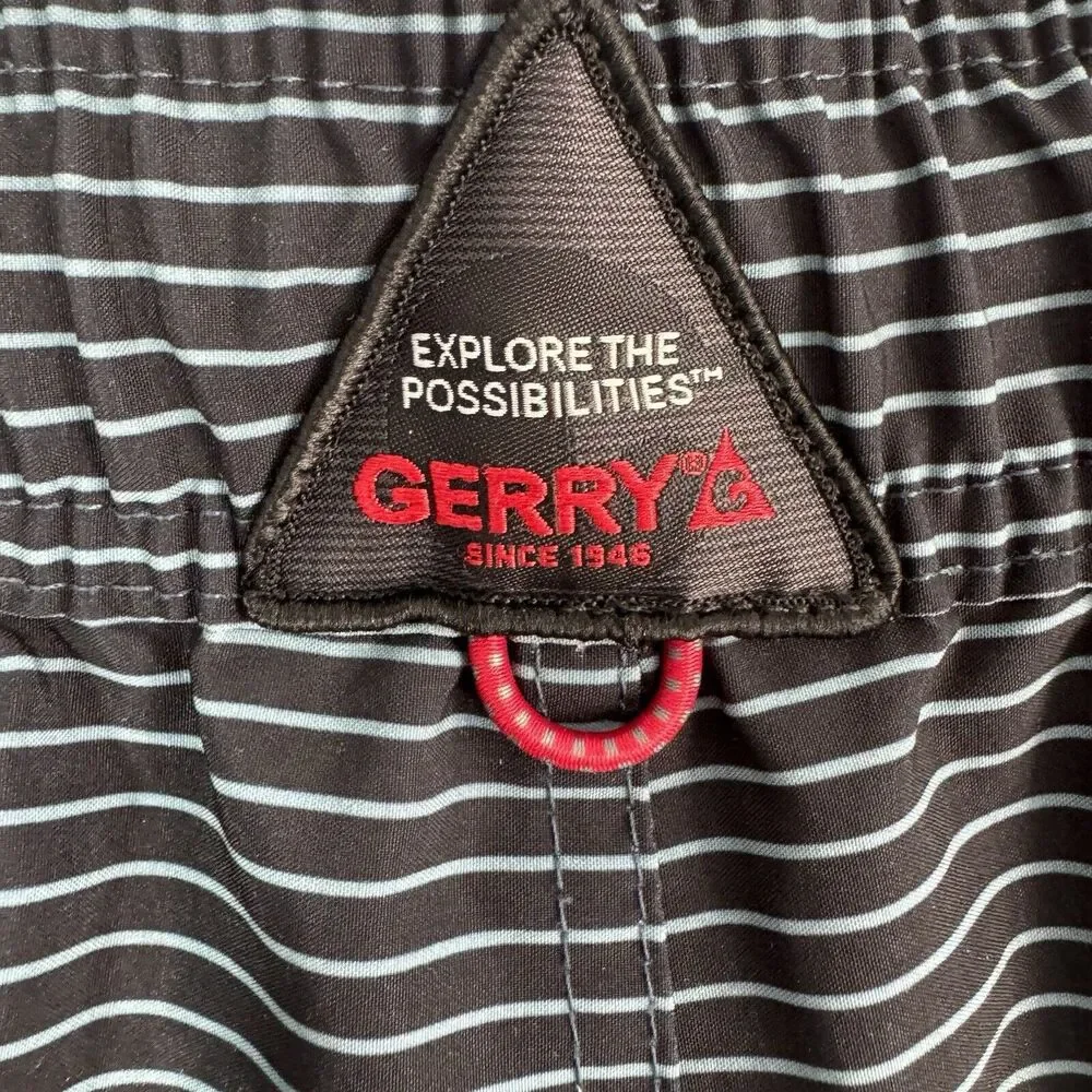 Gerry Men's Swim Shorts Swim Trunk Size M Stretch Water‎ Repel UV Protect Blue